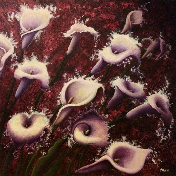 Calla Lilies Original Painting
