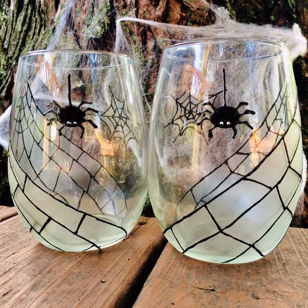Spider Stemless Glass