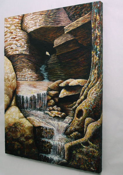 Impressions of Eden Falls Original Painting