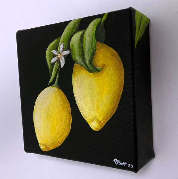 Lemons Mini Painting