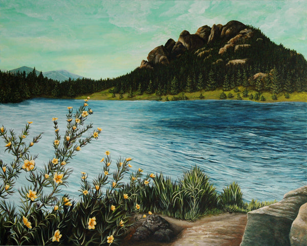 Lily Lake Original Painting