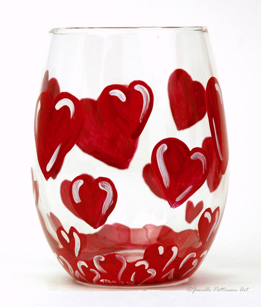 Love-A-Bubble Stemless Glass - Janelle Patterson Art