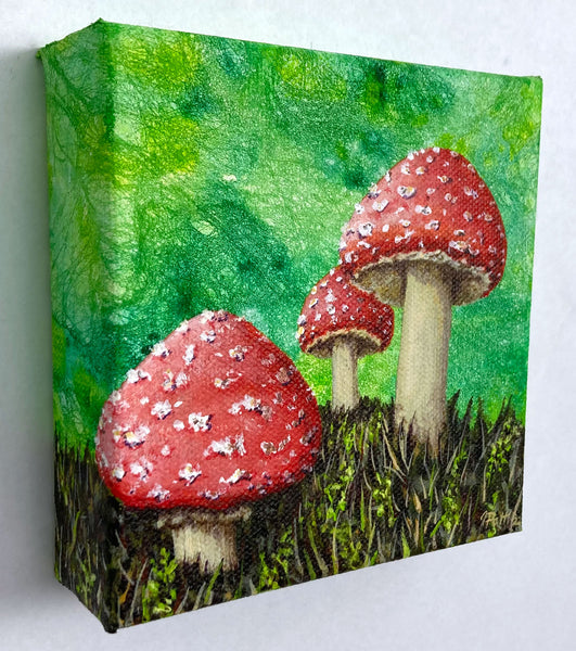 Mushrooms Mini Painting
