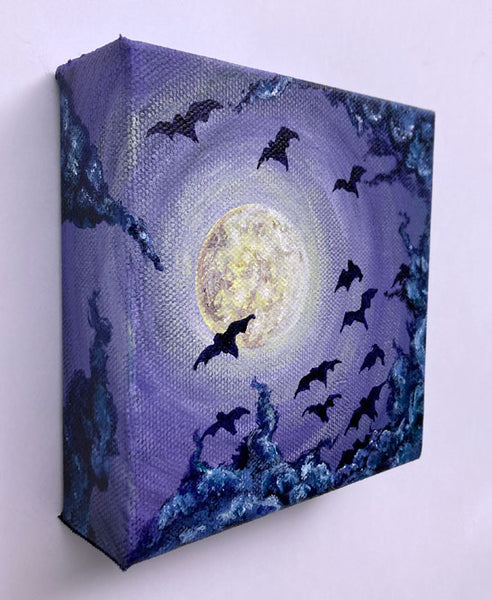 Night Flight Mini Painting