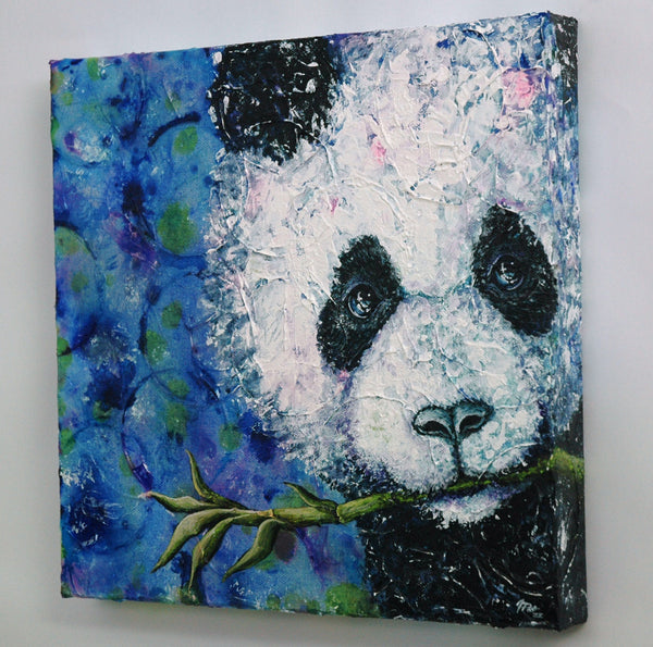 Peeking Panda Original Painting