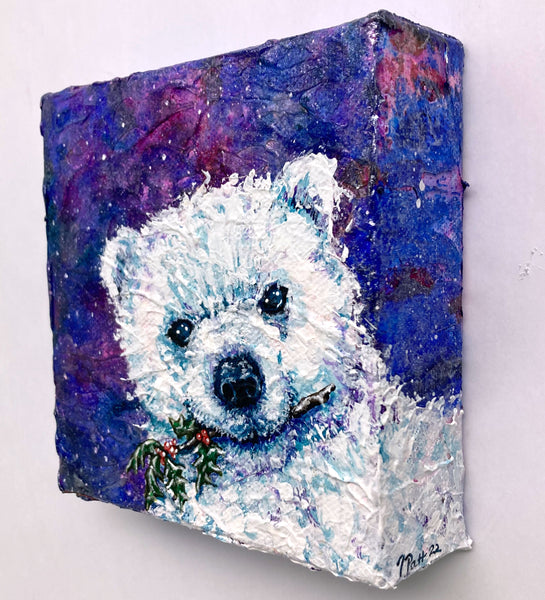 Polar Bear Mini Painting