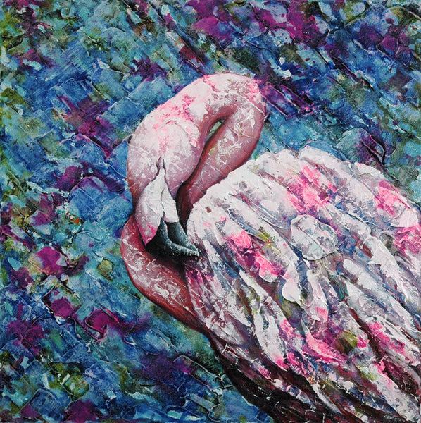 Flamingo Original Painting