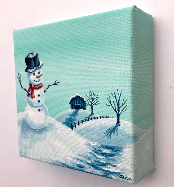 Snowy Day Mini Painting