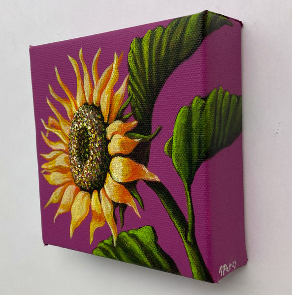 Summer Sunflower Mini Painting