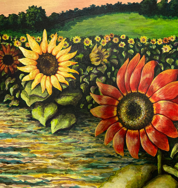 Sunflowers Original Painting